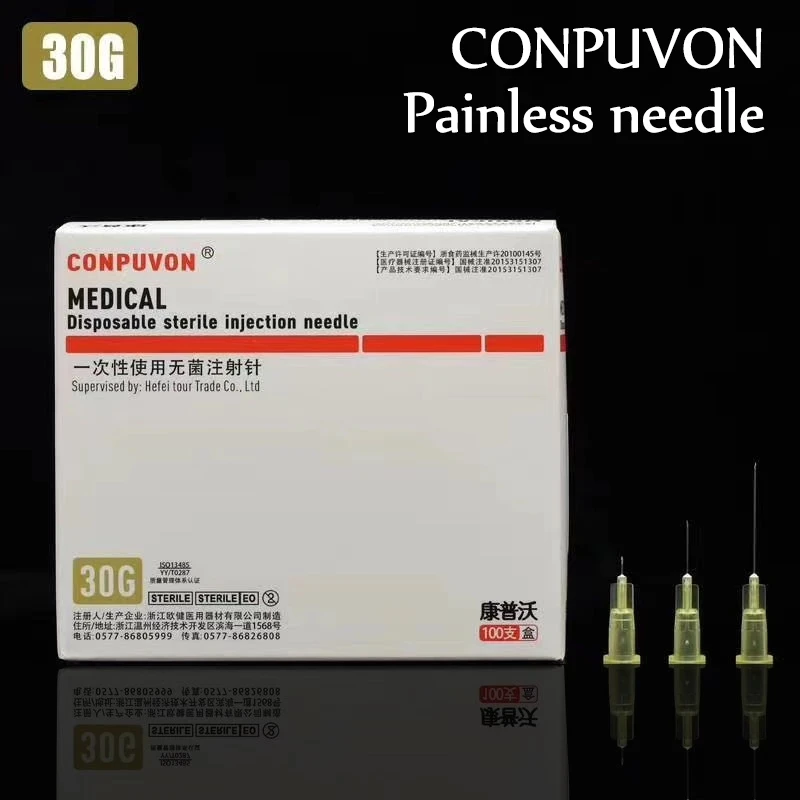 Eyelid Tools Painless small needle 4/13/25mm painless beauty ultrafine 30G * 4mm 30G * 13mm 30G * 25mm syringes Needles 20pcs