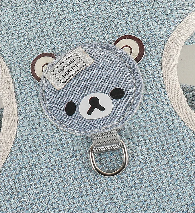 Cute Rabbit Harness and Leash Set, Bunny Pet Accessories, Vest Harness, Leashes for Outdoor Walking Small Pets Supplies