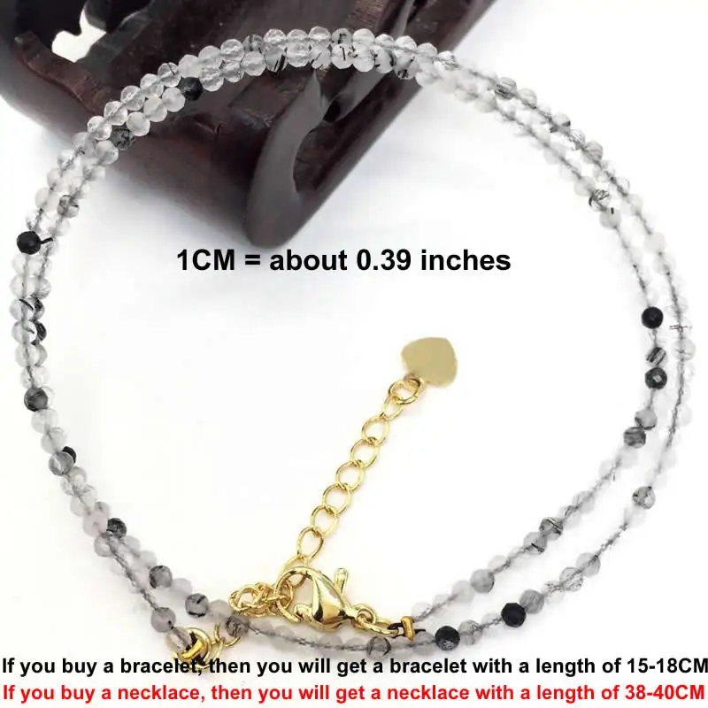 Facettierte Edelsteine 2-3mm Perlen Halskette Armband Kristall Quarz Achat Labradorit Amazon Choker Herren Damen Schmuck Party Geschenk – Detail 24