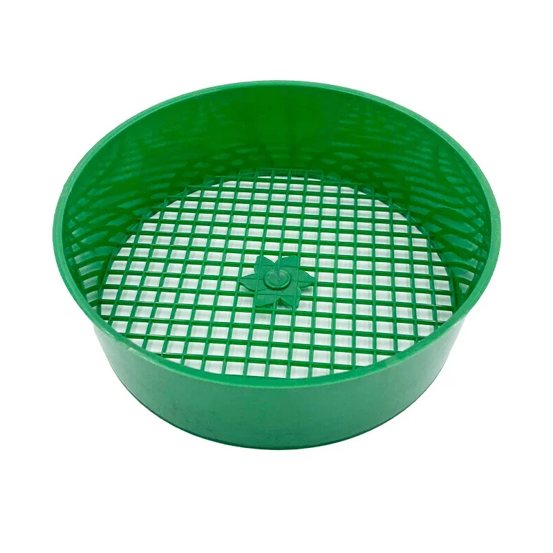 منخل حديقة بلاستيكي مستدير ، أداة البستنة ، منخل التربة ، رمل الحجر ، شبكة الشتلات ، شاشة البستنة ، شبكة زراعة الشتلات #4