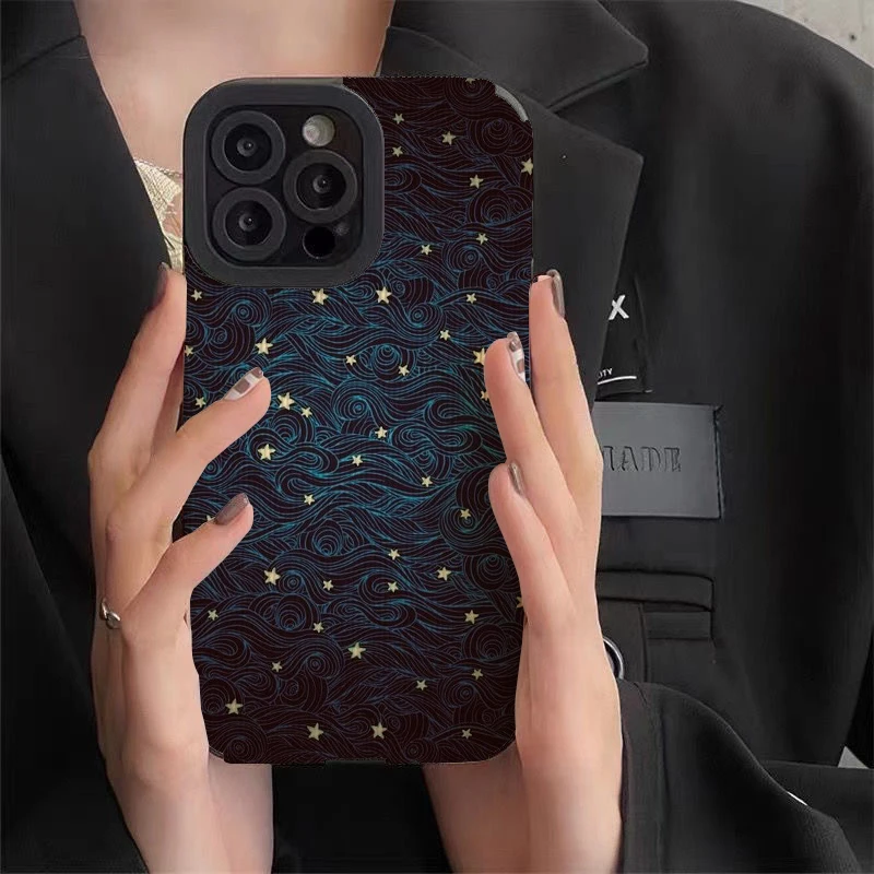 Stars in The Night Sky Phone Cases for IPhone 11 Case 14 Pro Max 15 Pro Max IPhone Case for IPhone 13 image 2