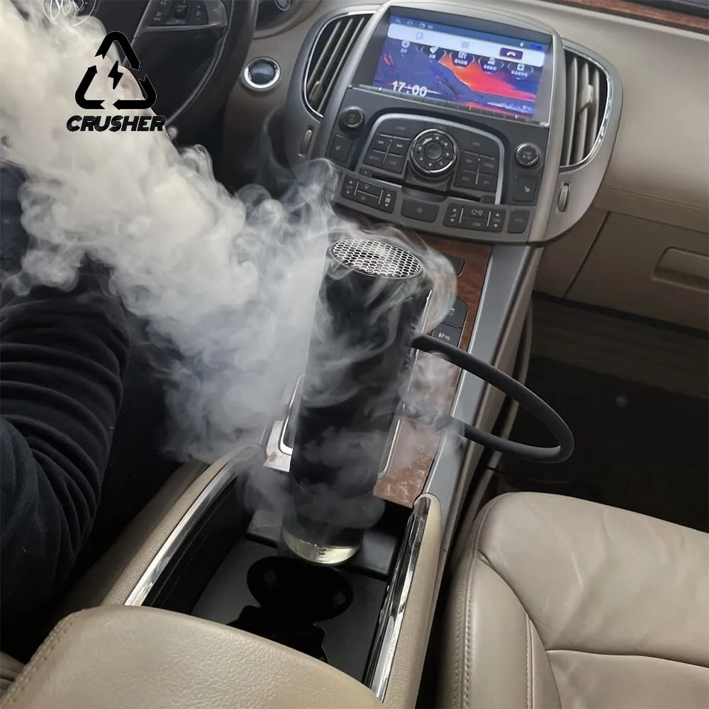 Portable Car Pipes Smoking Grass Hookah Cup with Ceramic Tobacco Bowl Cigarette Holder Narguile Complete Shisha Water Bottle