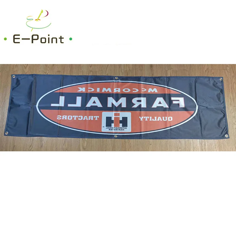 130GSM 150D Material Mccormick Farmall Quality Tractors Banner 1.5*5ft (45*150cm) Size for Home Flag Indoor Outdoor Decor yhx012