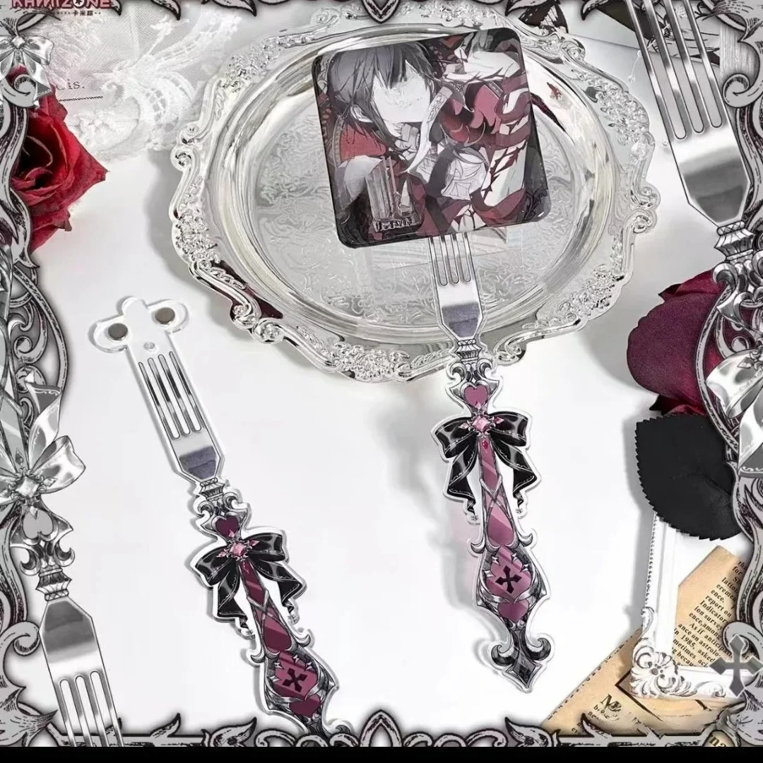 

Креативная акриловая вилка в готическом стиле, товары ACG, часы для фотографий, часы ACG, украшения, игрушки, аксессуары для косплея, значок костюмов