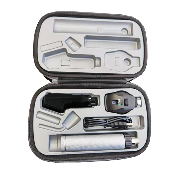 

SR24A&DM6D Офтальмологическое оборудование USB-зарядное устройство Офтальмоскоп Поточный ретиноскоп