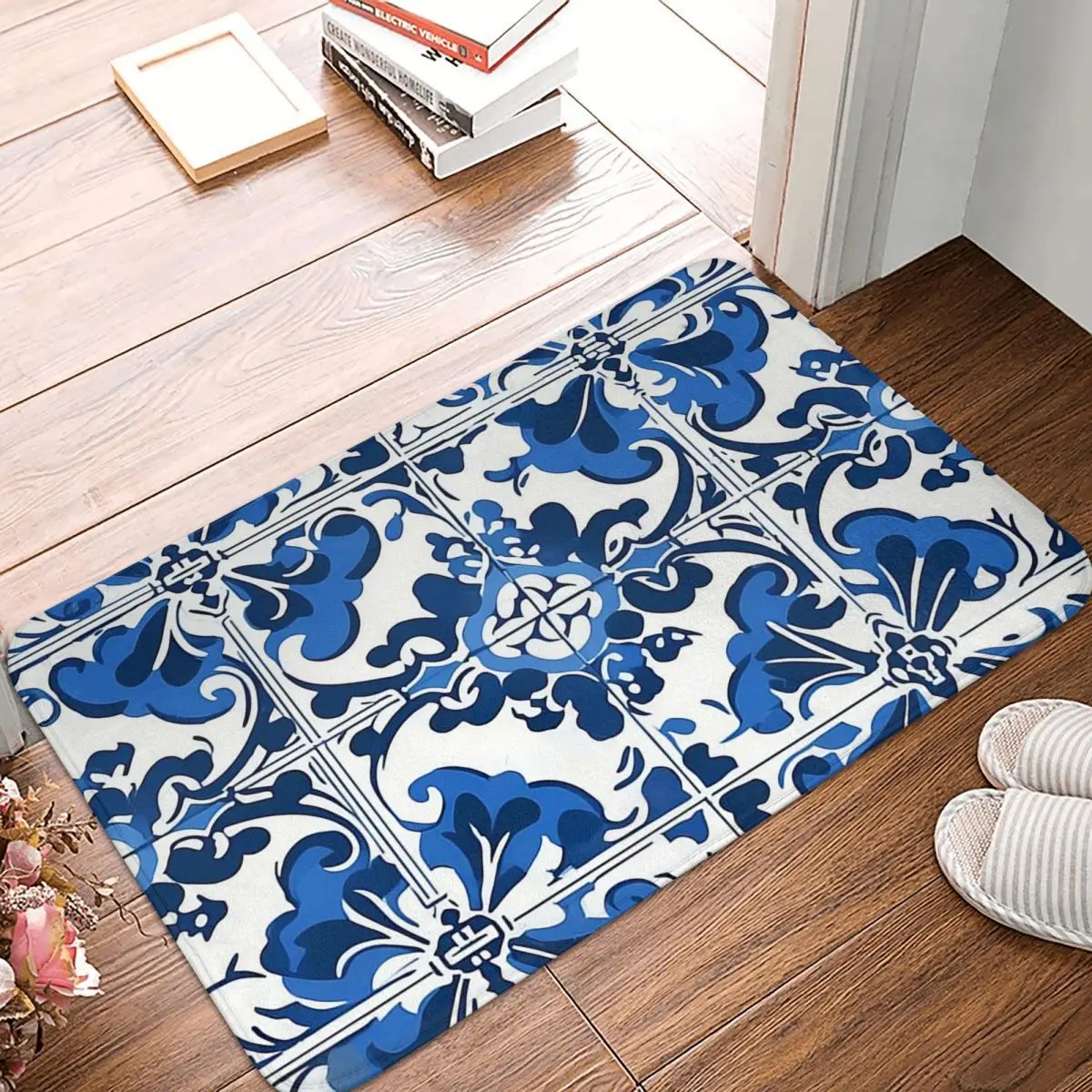 Amalfi Coast Inspired Italian Tile Design For A Beautiful Home Decor Anti-slip Doormat Floor Mat Carpet Rug Kitchen Footpad Mats