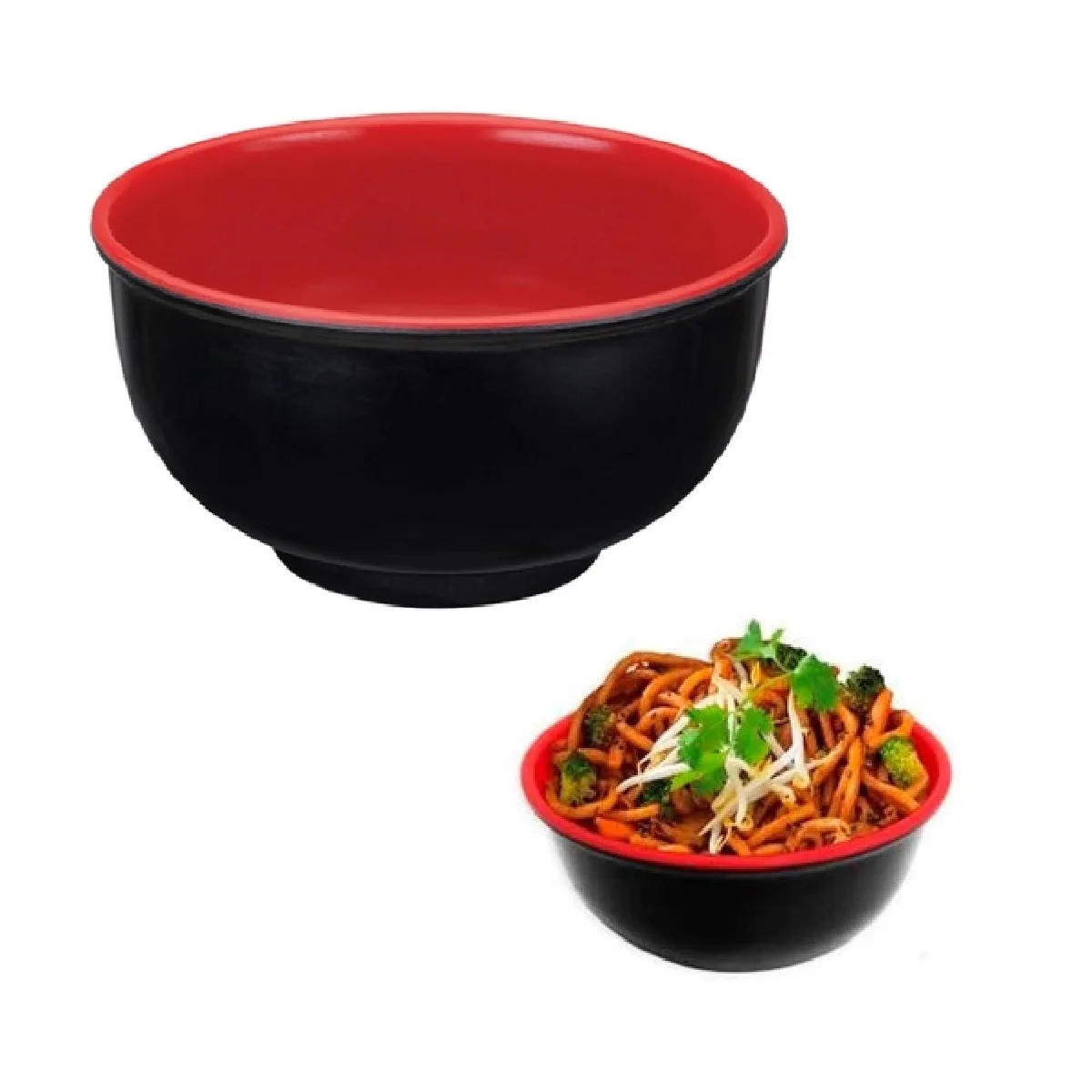 6 Bowl Bowl Oriental Melamine 1.75L Japanese Restaurant