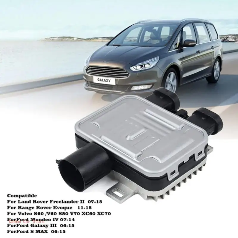 Car Radiator Cooling Fan Control Module Adjustable 31338823 Fit for 7T438C609BA 940009402 940004302 940004000 940008501