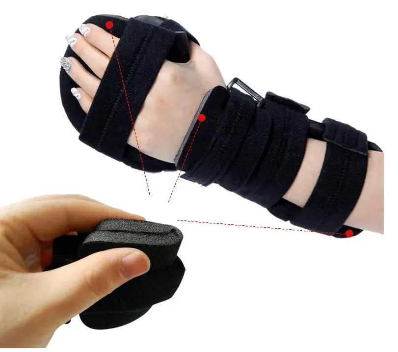 

Customizable Gear fingerboard wristbands stroke hemiplegia with a training equipment of hand wrist deformity