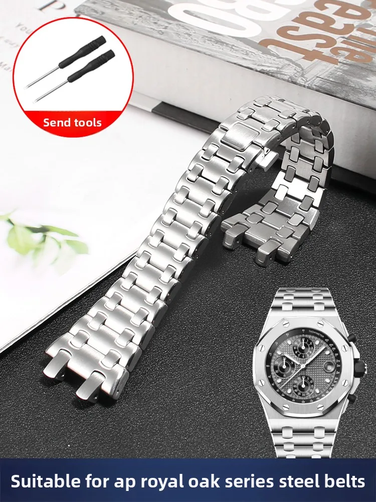 Stainless Steel Watch Strap for AP Audemars Piguet Royal Offshore Oak Series 15400/15500 15710 15703