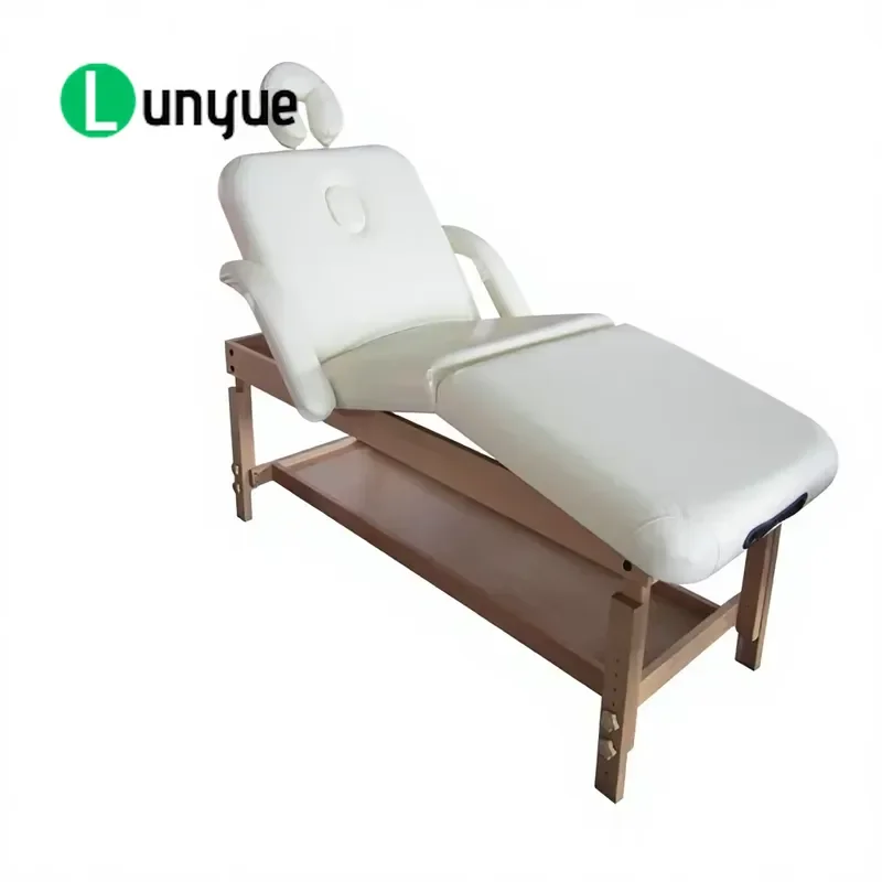 Luxury Leather Spa Bed Fixed Massage Table Commercial Furniture Modern Design for Bedroom Outdoor Living Room High