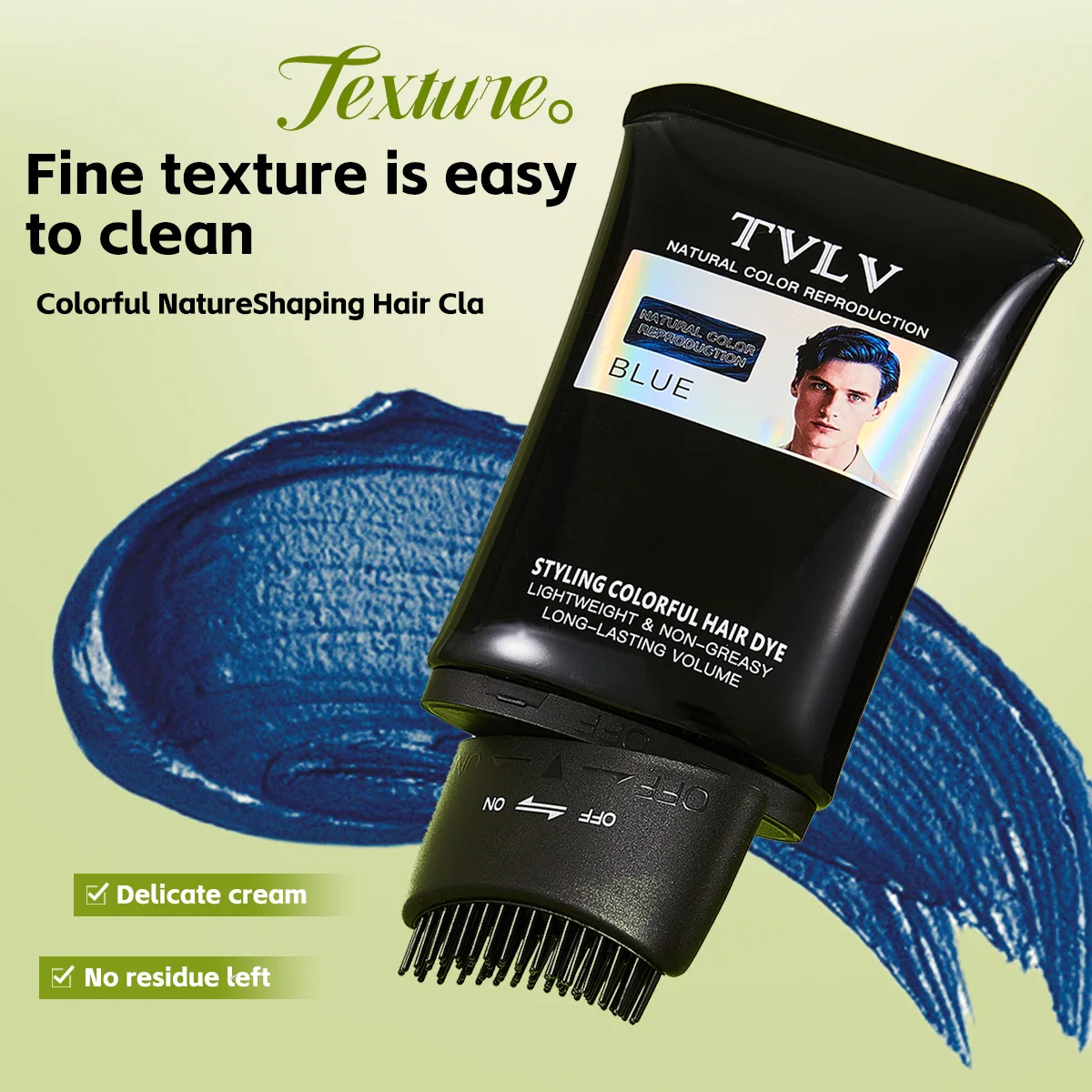 8 Colors Temporary Hair Dye Instant Hair Color Cream Pure Plant Extract Non-Damaging Hair Dye Comb Fast Coloring Hair Makeup