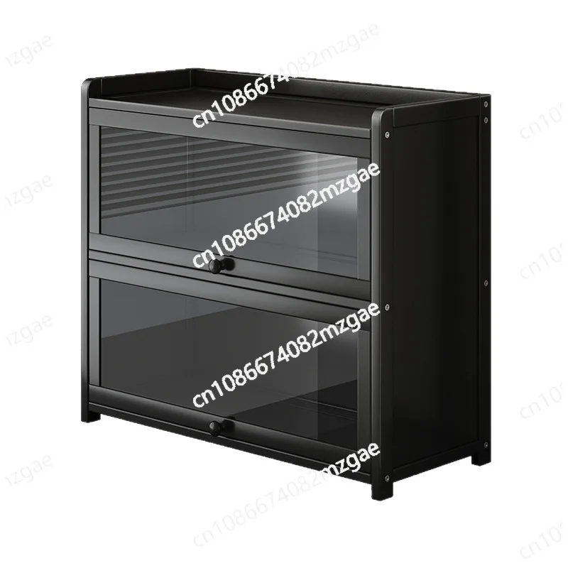 Bread cabinet Storage rack Multi-layer storage cabinet Teacup cup set Dust cabinet