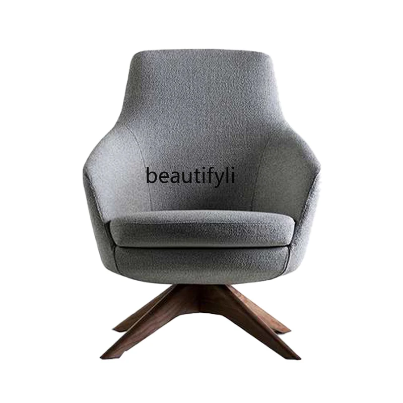 

American Retro Leisure Chair Couch Backrest Designer Model Armchair Light Luxury Modern Living Room Balcony