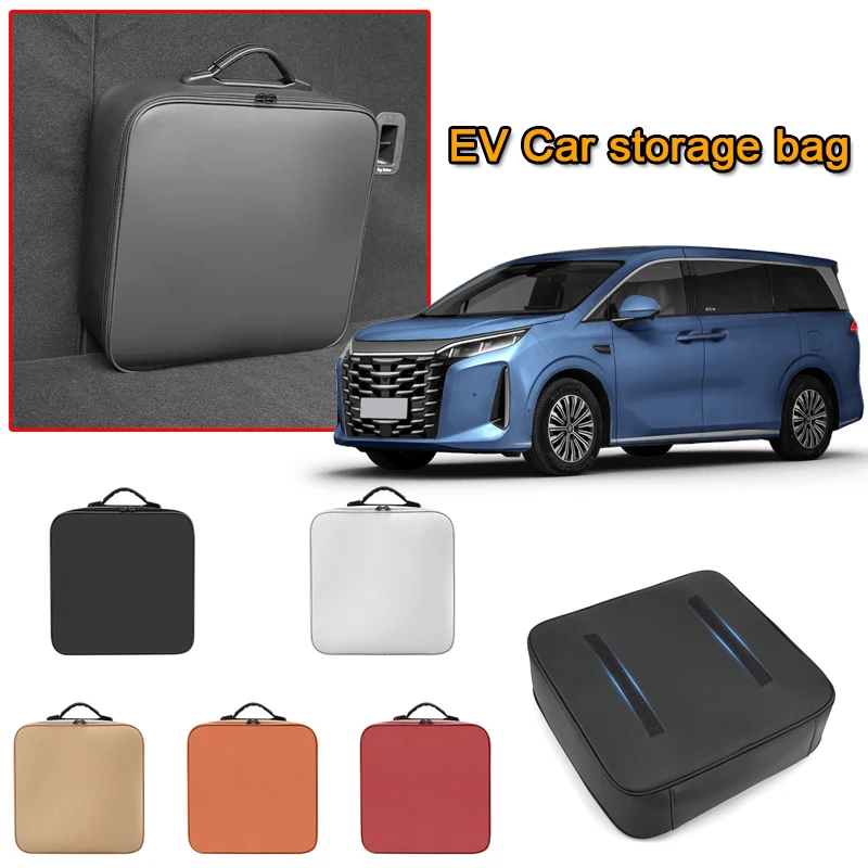 

Portable EV Car Charging Cable Storage Box Electric Vehicle Charger Cables Carry Bag For BYD M6 M9 Dolphin ATTO 2 E2 SEAL 5 QIN