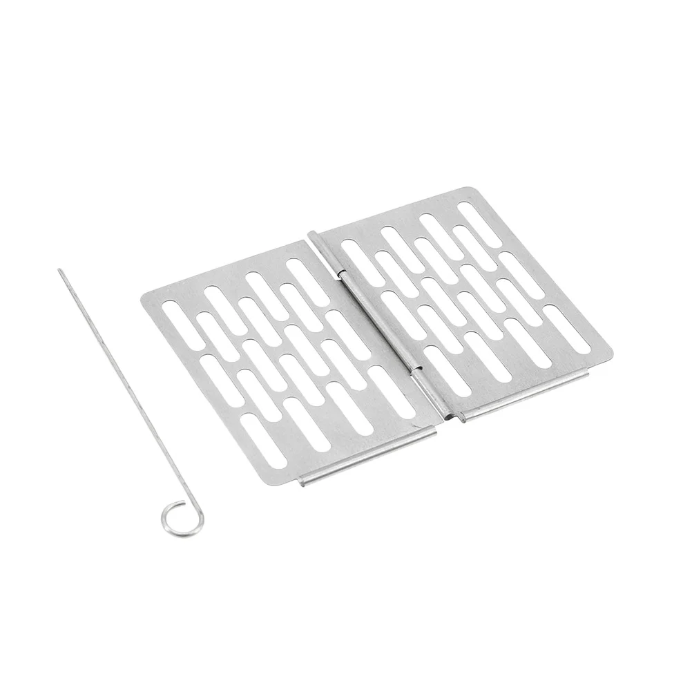 

1Pcs Portable Bbq Grill Stainless Steel Folding Barbecue Rack Compact Outdoor Grill for Camping Fishing Picnic Park Backyard
