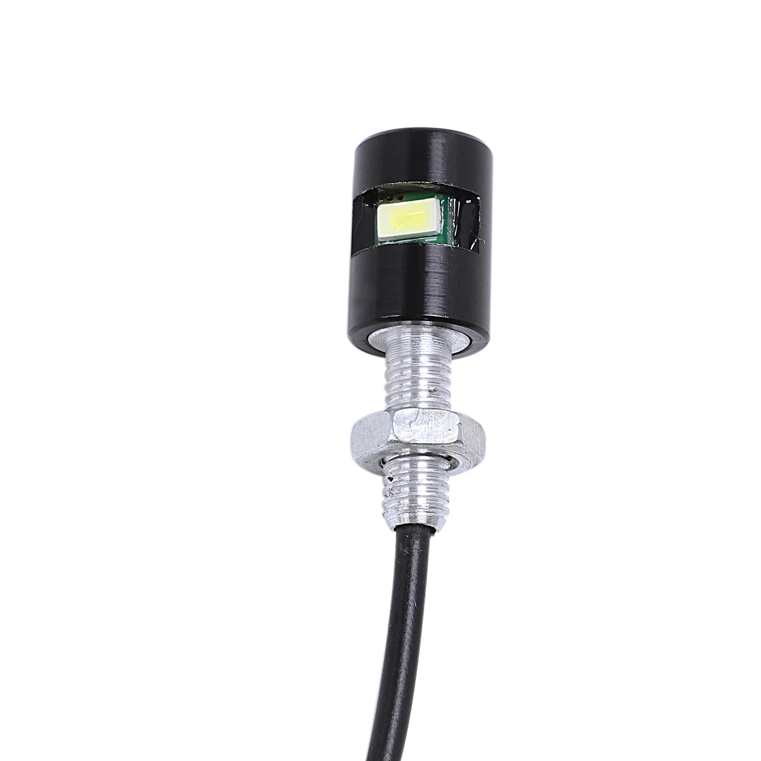 Leading-2 X White LED Motorcycle & Car License Plate Bolt Light