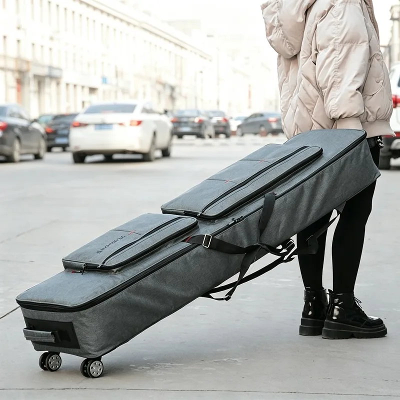 88 Key Electronic Keyboard Case Pulley Electronic Organ Storage Bag Portable Piano Backpack Keyboard Instruments Accessories