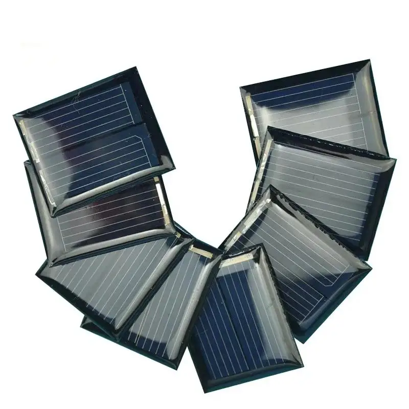 .1Pc DIY Charger Portable Micro Solar System 1V 5V Solar Panel Polysilicon For Outdoor Battery Charging