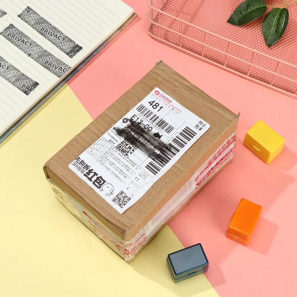 اللوازم المكتبية العملية حماية أداة الحرس معرف رمز فوضوي ختم الأمن ختم سري التحبير الذاتي مزيل المعلومات