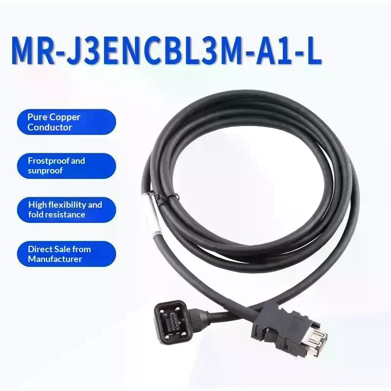 MR-PWS1CBL5M-A1-H Low Power Coding Encoder Servo Cable High Flex Signal Transmission Wire Replacement Cord