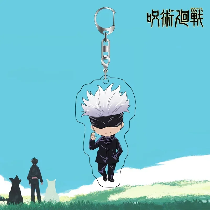 Anime Yuji Itadori Satoru Gojo Mika Fushiguro Toji Nanami Kento Cosplay Keychain Accessory Game Ambitus Bag Pendant Itabag Decor