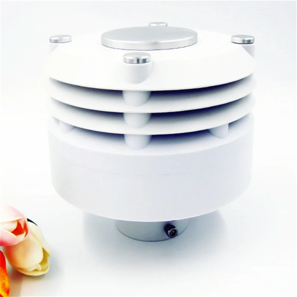 High Quality 6 in 1 Weather Station Monitor Temperature Humidity PM2.5 PM10 Noise Professional Meteorological Equipment for Smar