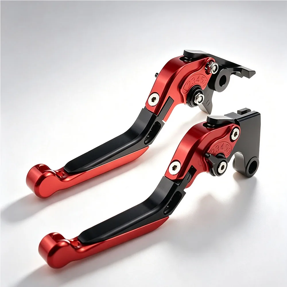 For Royal Enfield Meteor Hunter Bullet Classic 350 2021-2024 Brake Clutch Levers CNC Aluminum Adjustable Folding Set Kit view 2