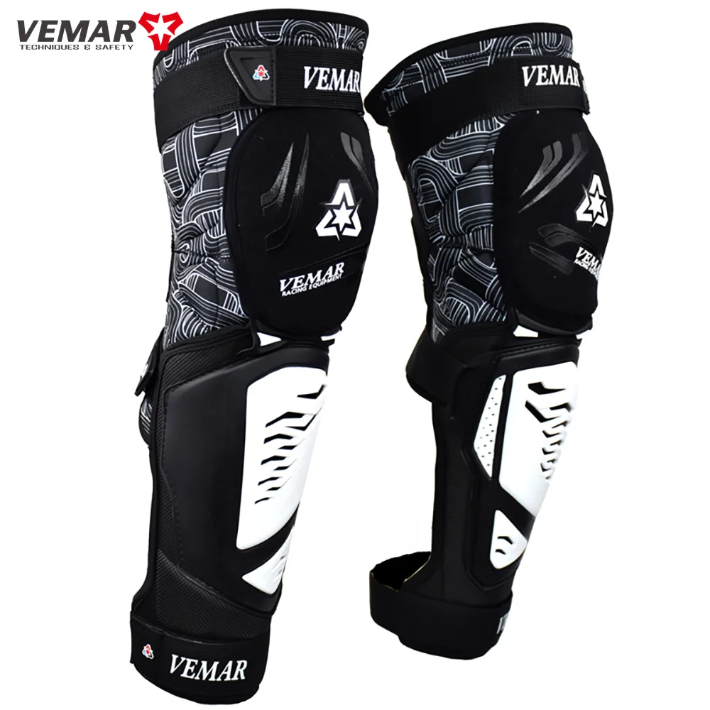 Fireproof Knee Protector Motorcycle Gear Set Men Moto Protect Adjustable Pads Bike Kneepad Brace Armor Off-road MX MTB DH Guards