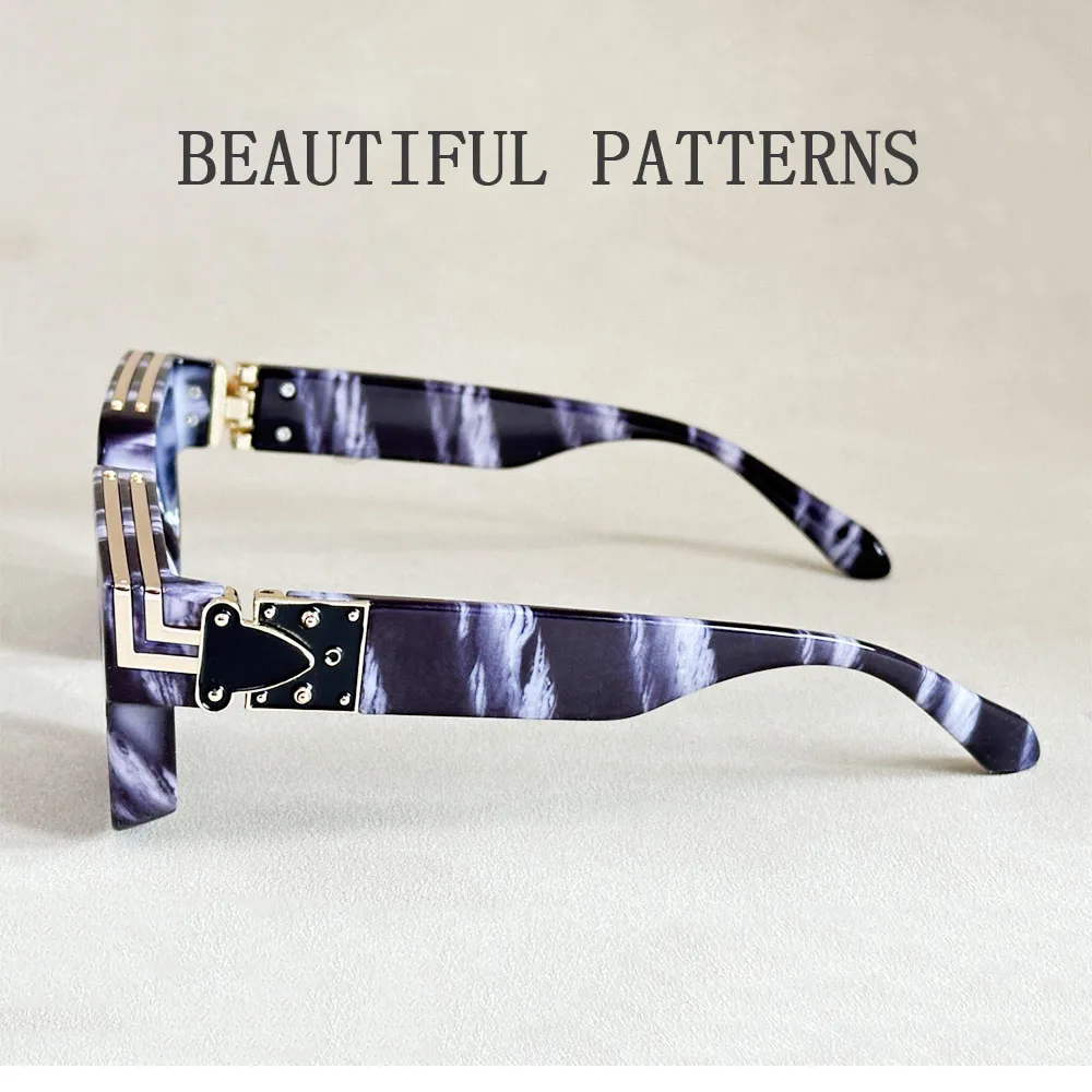 Quadratische Sonnenbrille für Herren, Retro-Millionär-Sonnenbrille für Damen, 2025, trendige Vintage-Urlaubsmode, Brille, Gafas De Sol Hombre Lunette – Detail 19