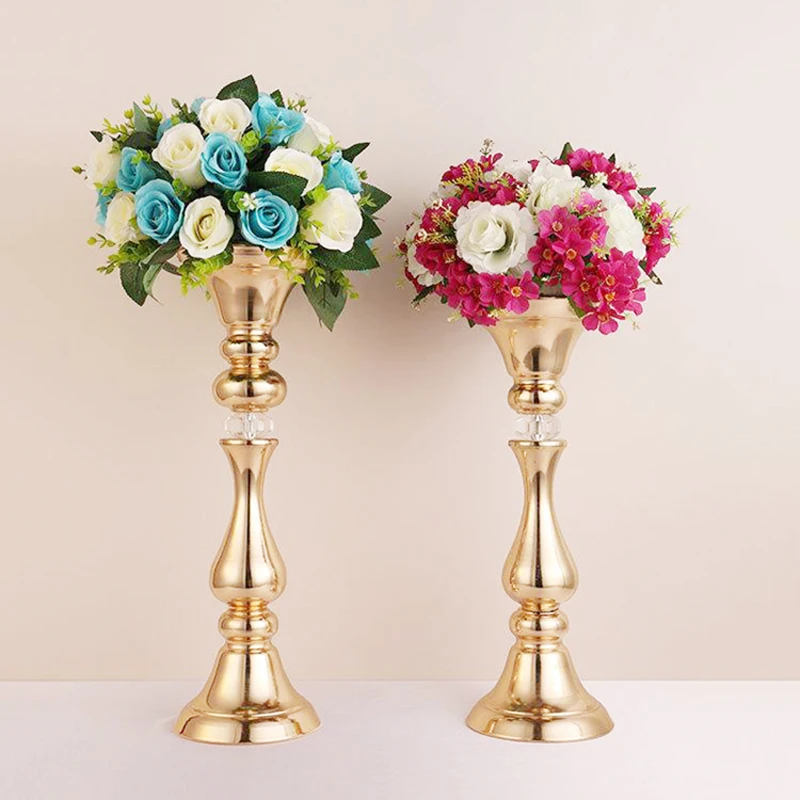 

High Quality Flower Candle Holder Stand Wedding Props Decortons Flower Stands Vases