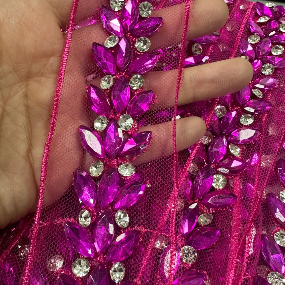 5Yard  DIY decorative trims, sequins, rhinestones, lace, garment accessories, fabric patches