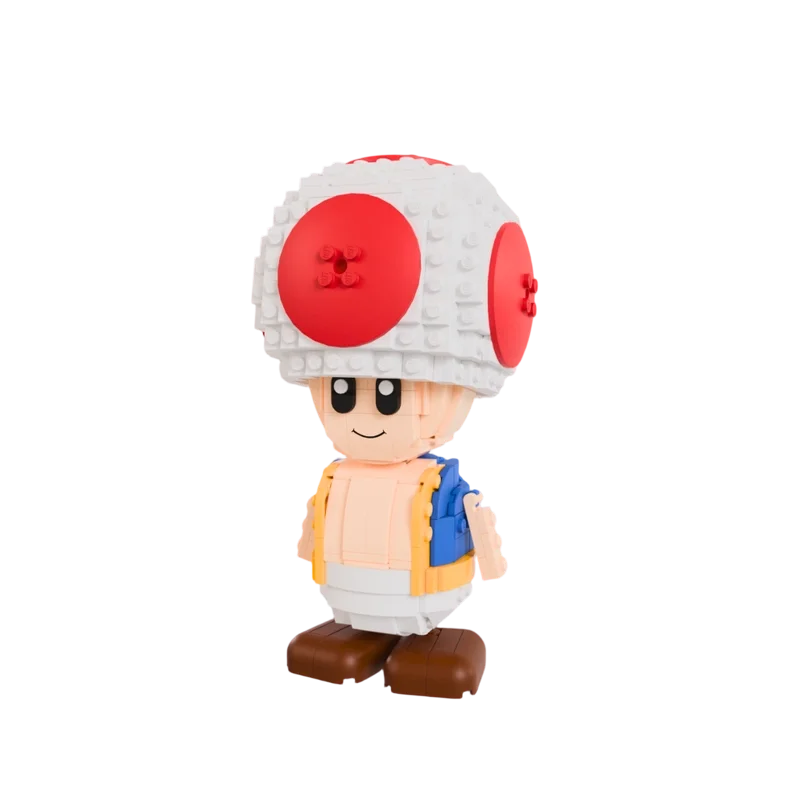 مجموعة مكعبات بناء شخصية لعبة بلوبر، تماثيل وإكسسوارات للديكور، قطع بناء للكبار، هدية عيد الميلاد