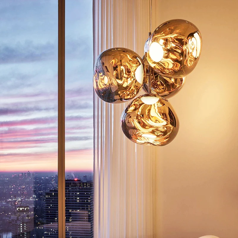 

MZISOSOD European Style Modern Light Luxury LED Pendant Lights for Living Room Dining Room Bedroom Indoor Home Decoration