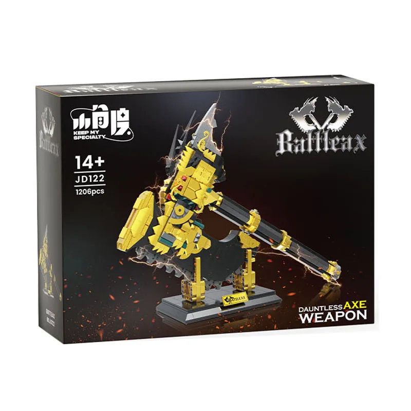 

IN STOCK JD122 MOC Idea Saw Tomahawk Building Blocks ax Bricks Assembling Model DIY Toys for Boys Christmas Gift Set