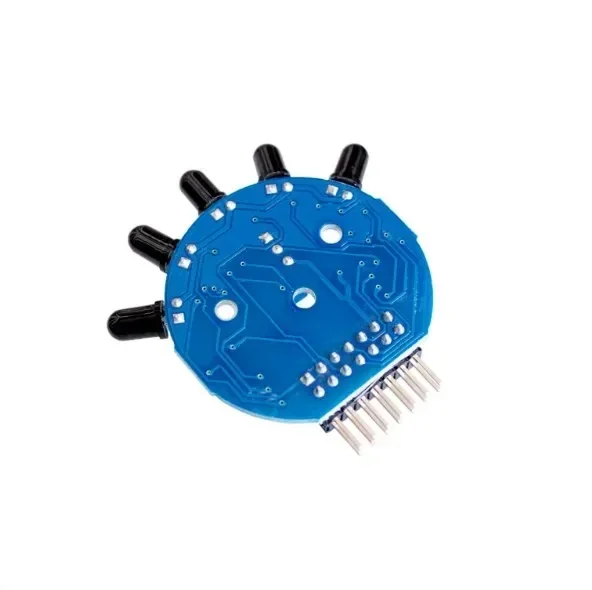 Módulo de sensor de llama de 5 vías Módulo de sensor de detección de incendios de salida dual de señal analógica digital para Arduino