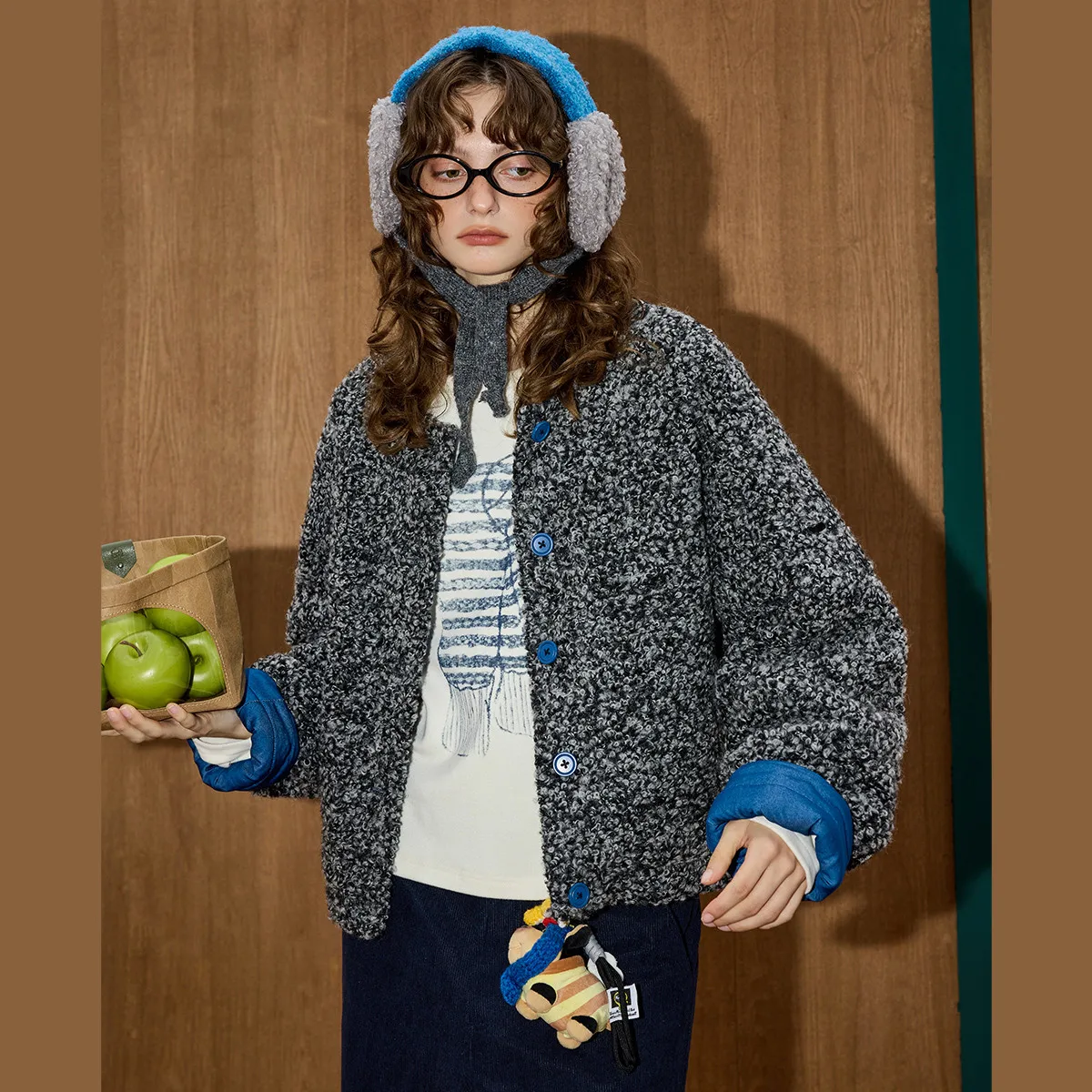 

2025 Winter Women's 90% Down Fill Puffer Coat Curly Wool Texture Parka Thermal Jacket Luxury Oversized Outerwear Warm Loose Fit