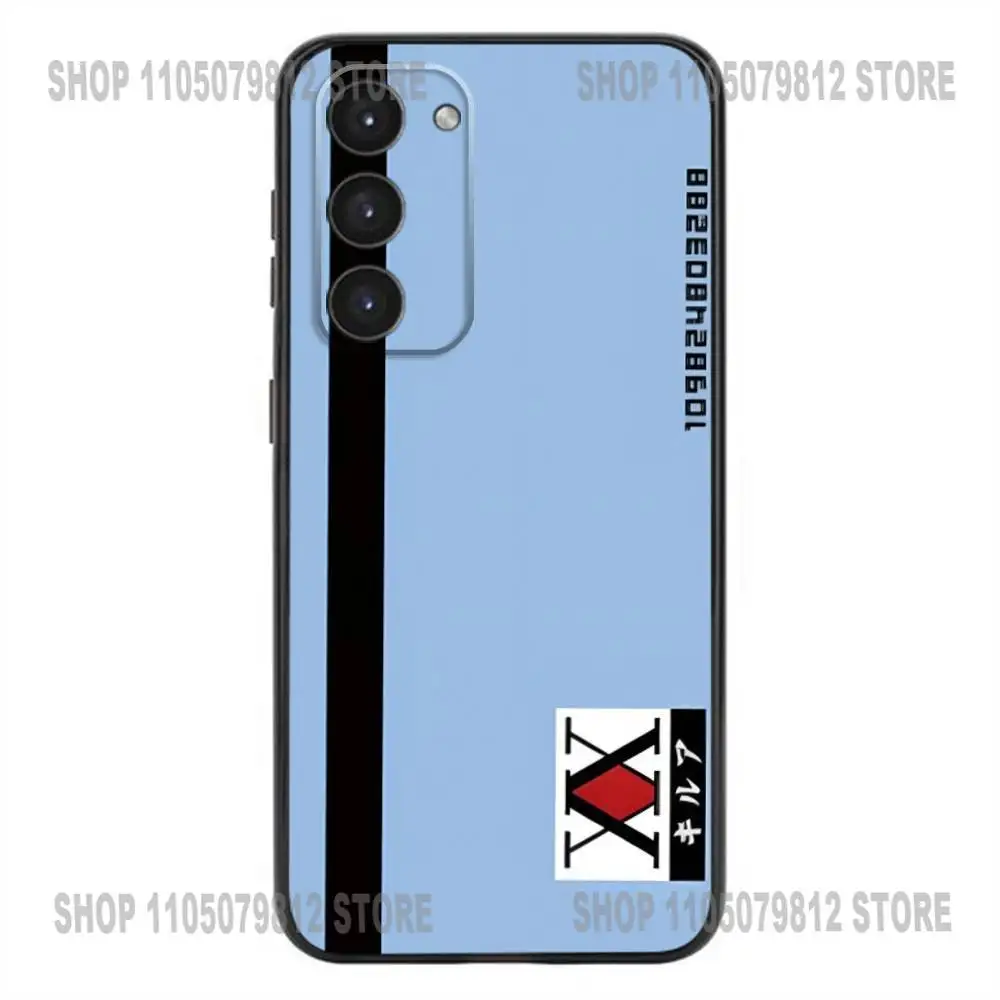 حافظة هاتف ترخيص Hxh Hunter X Hunter لهاتف سامسونج جالاكسي A20,21s,22,31,32,52,53,72,73,80,91 غطاء أسود من السيليكون الناعم