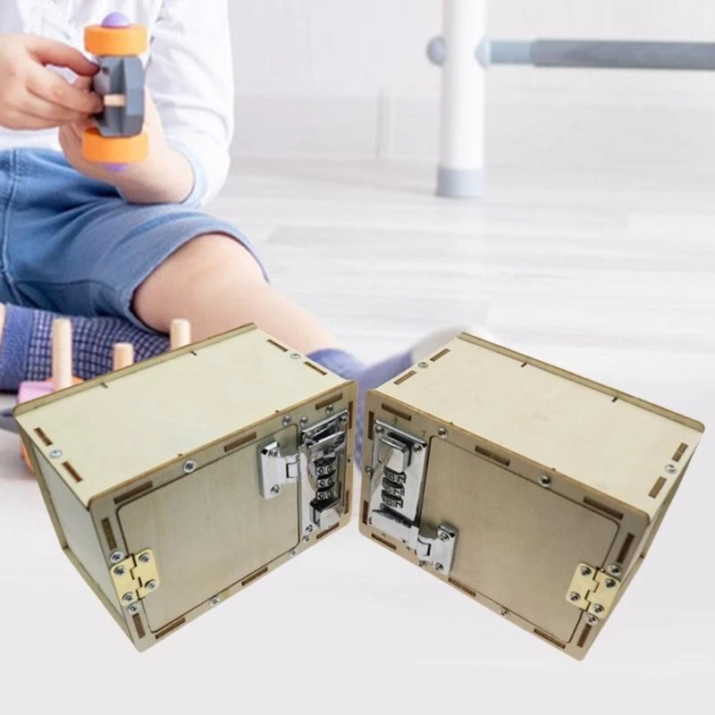 54DA Educational Sturdy Lock Box Toy Set for Kids Interactive Science Fun