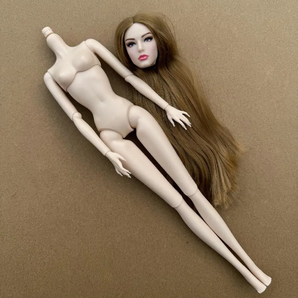 1/6 Maßstab Super-Modell-Puppe mit Gelenken, Beweglichem Körper, Weißer, Beiger, Braunem Hautton, Weibliche Modepuppe zum Spielen und Verschenken – Detail 23