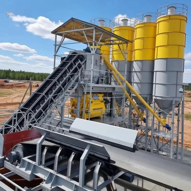 YG Economical 120m³/h Concrete Station, For Contractors, Twin-Shaft Mixer, CE ISO, 24/7 Tech Support