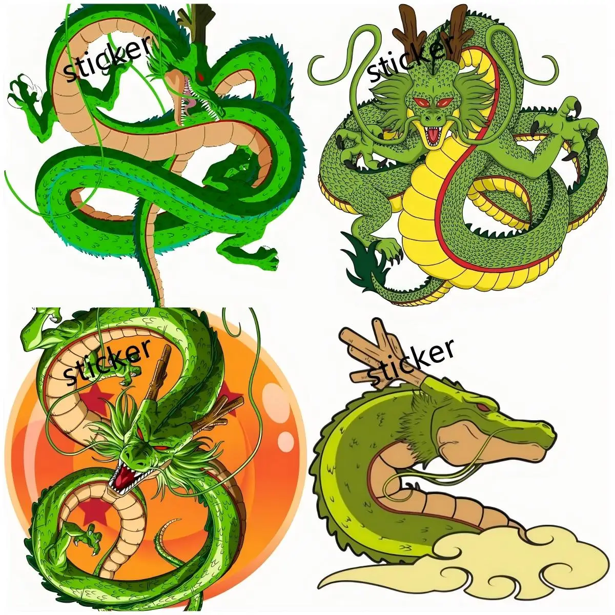 Shenron Sticker Windows Laptop Waterproof Decoration Trunk Personality RV Stickers Waterproof Car Styling Bumper Surfboard