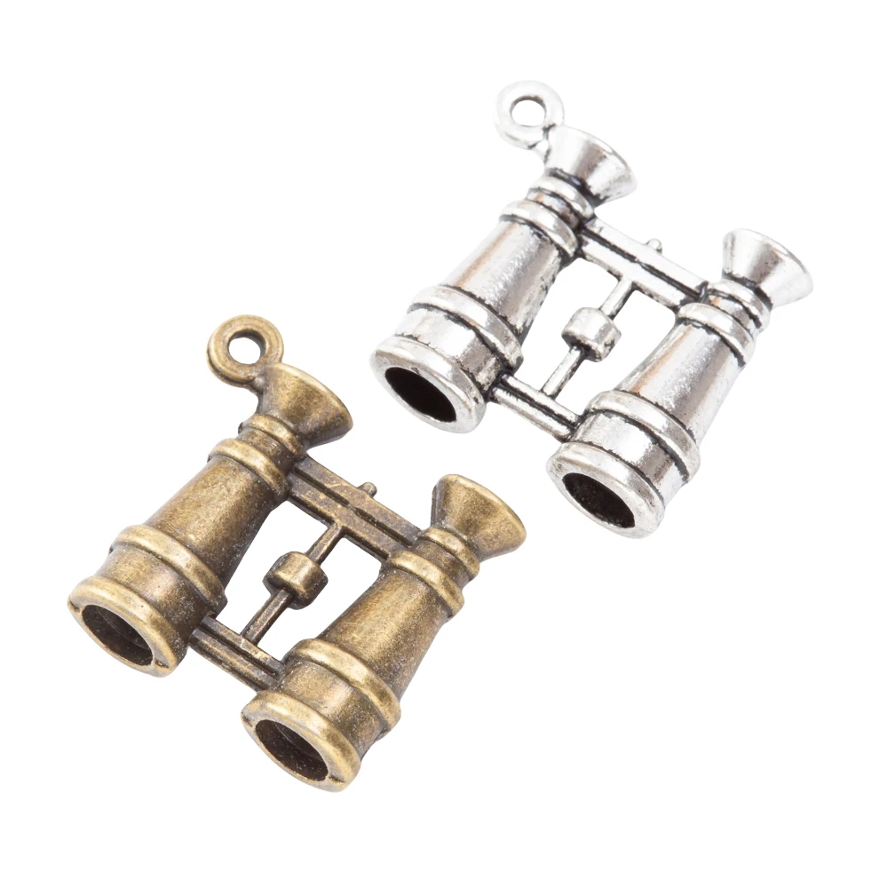 14pieces (telescope) vintage zinc alloy charm metal pendant DIY jewelry discovery making accessories 3203