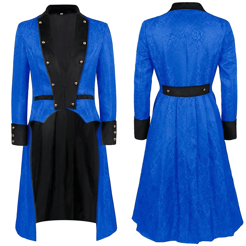 

Medieval Vintage Clothing Jacquard Dress Mid Length
