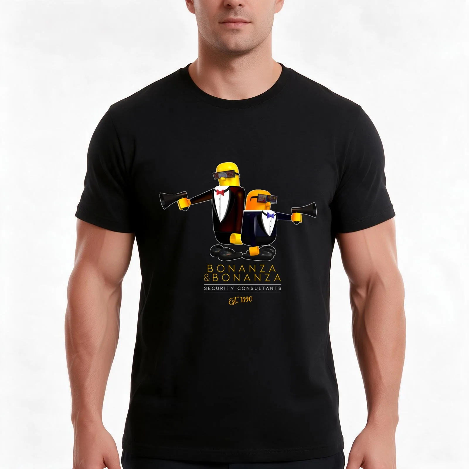 Bonanza Bros Security Consultants| Perfect Gift T-Shirt, Summer Casual Cotton Tee, Oversized Streetwear Tops, Unisex Men Women