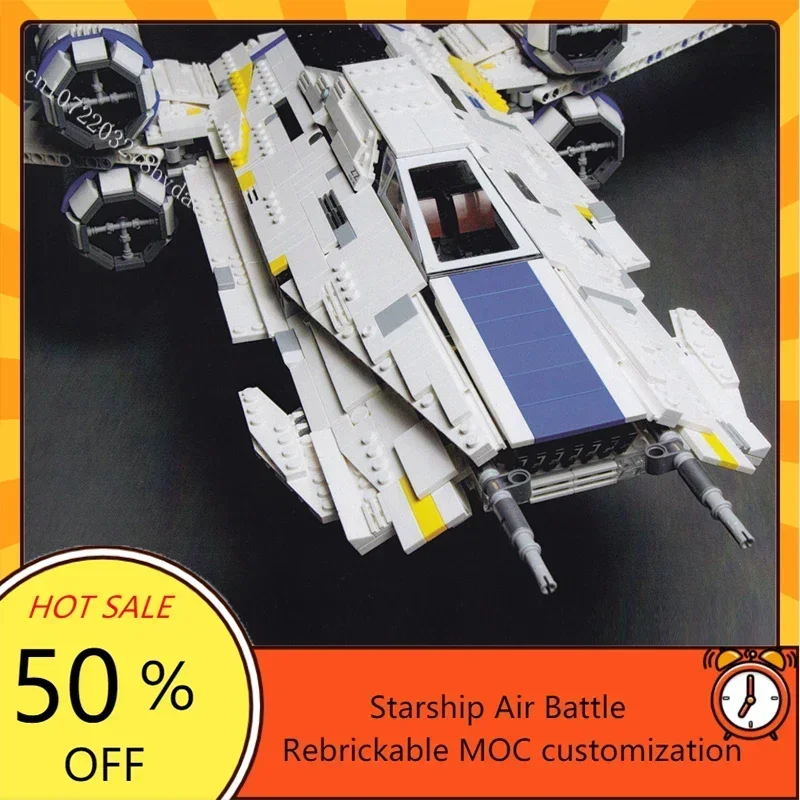 U-WING Ruimte Oorlogswapen Moc Ruimteschip Gevechtsmodel Bouwstenen Architectuur Diy Education Assemblage Model Speelgoed Geschenken