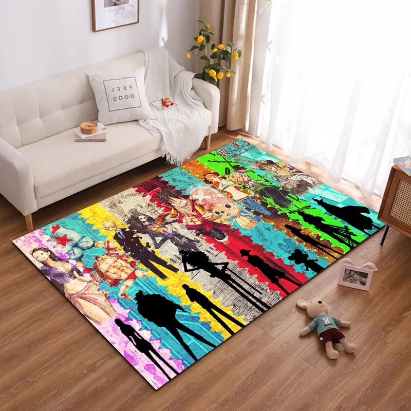 15 Sizes One Piece Room Rug Street Fashion Carpet for Bedroom Living Room Floor Mat Area Rug Non-Slip Chair Outdoor Rug Gift