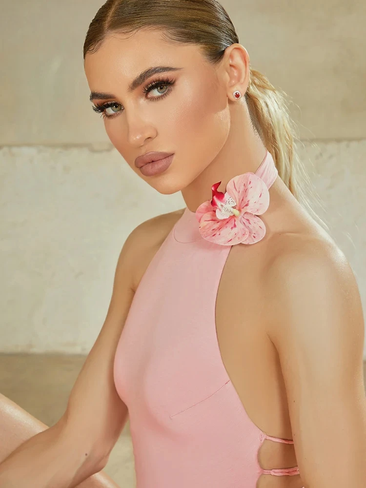 Akcesoria do tańca latynoamerykańskiego, ozdoby kwiatowe, klips do orchidei # HD01