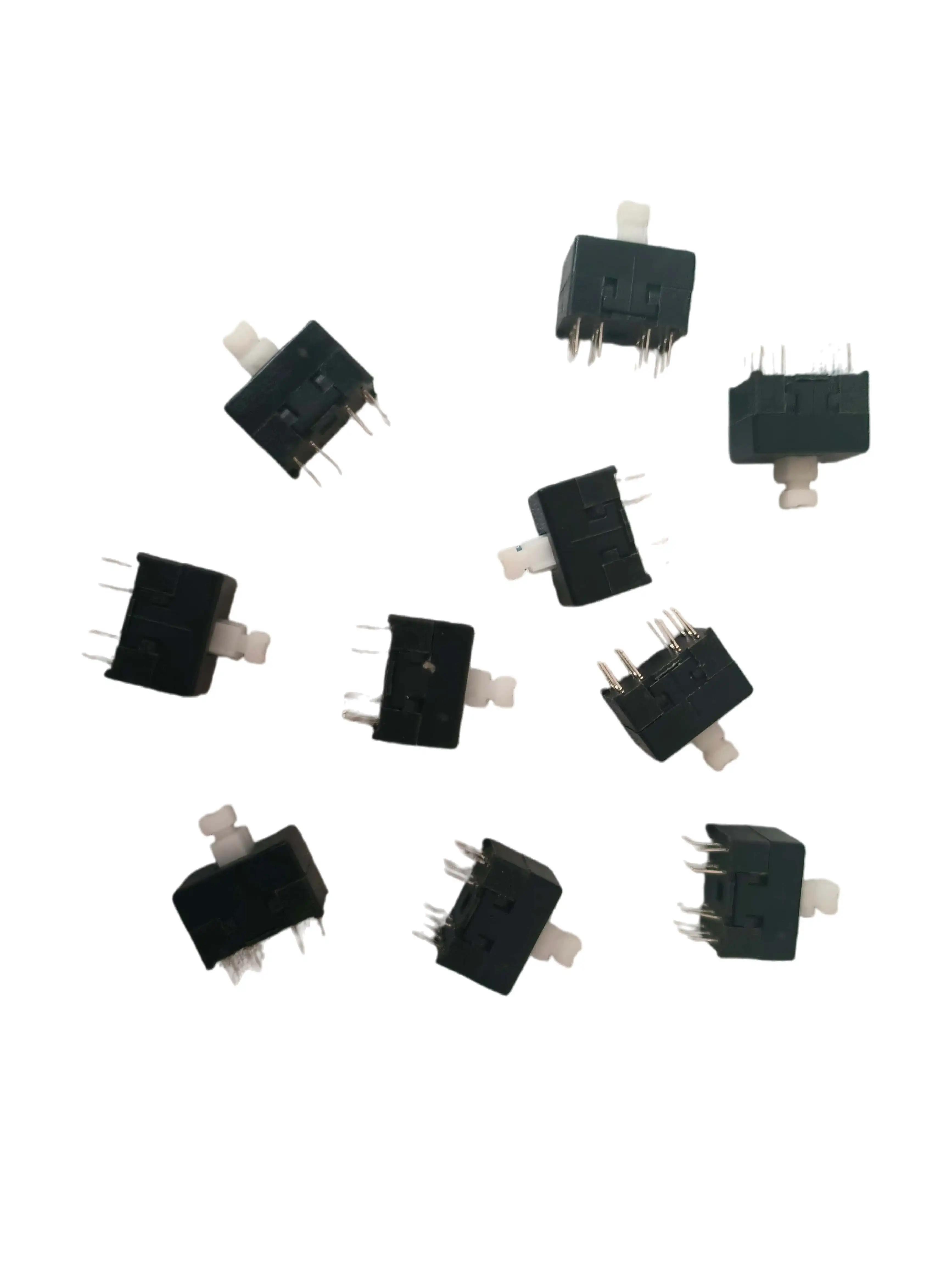 YH 5PCS 8.5x13mm Latching Push Button Switch 12-Pin Replacement Self-Locking Power Switch for Yamaha Mixer Audio Equipment