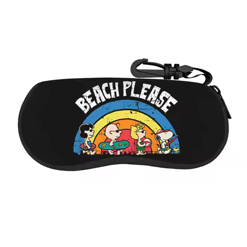 Snoopys and Friend Glasses Case Unisex Protective Box Cartoon Sunglasses Storage Box Print Sunglasses Box